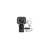 Logitech StreamCam Plus Webcam with Tripod (Graphite), USB Hub, and Ring Light