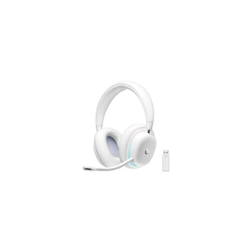 Logitech G735 Wireless Gaming Bluetooth Headset with Customizable LIGHTSYNC RGB (White Mist)