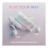 Logitech G735 Wireless Gaming Bluetooth Headset with Customizable LIGHTSYNC RGB (White Mist)