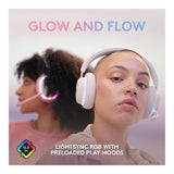Logitech G735 Wireless Gaming Bluetooth Headset with Customizable LIGHTSYNC RGB (White Mist)