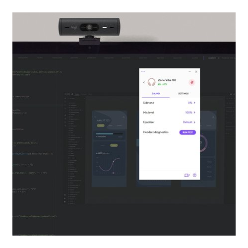 Logitech Zone Vibe 100 Lightweight, Wireless, Noise Canceling Headphones