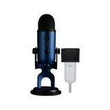 Blue Microphones Yeti USB Microphone (Midnight Blue) with Knox Gear Pop Filter (Large) Bundle