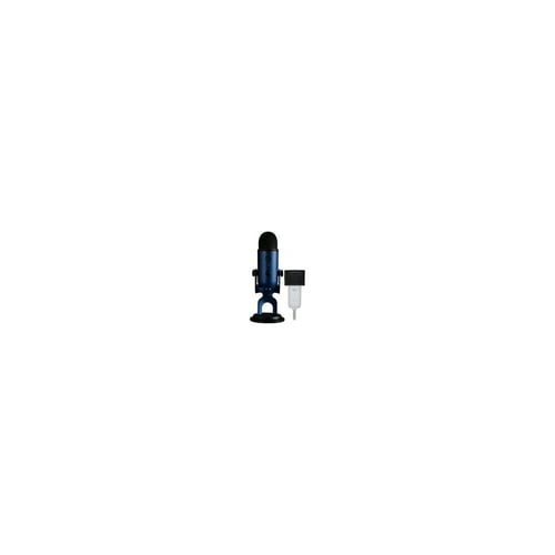 Blue Microphones Yeti USB Microphone (Midnight Blue) with Knox Gear Pop Filter (Large) Bundle