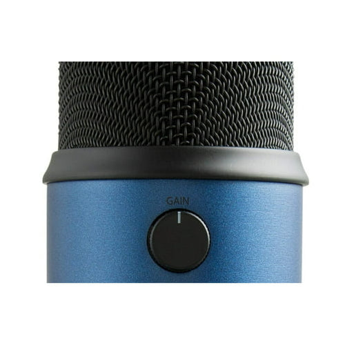 Blue Microphones Yeti USB Microphone (Midnight Blue) with Knox Gear Pop Filter (Large) Bundle