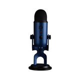 Blue Microphones Yeti USB Microphone (Midnight Blue) with Knox Gear Pop Filter (Large) Bundle
