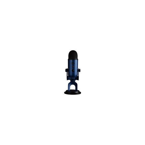Blue Microphones Yeti USB Microphone (Midnight Blue) with Knox Gear Pop Filter (Large) Bundle