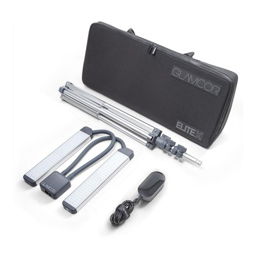 Glamcor Elite X Portable, Lightweight, Easy to Dismantle and Store Professional Light Kit (Gray)