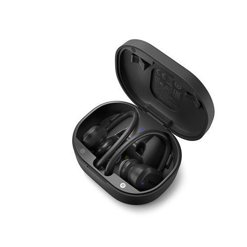 Philips Audio A7306 True Wireless Sports Headphones (Black) (Open Box)