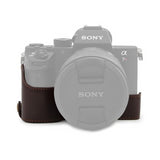 Sony Leather Camera Case for A7RM3 and A7M3 (Coffee)