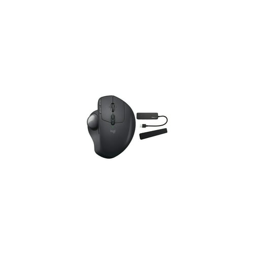 Logitech MX ERGO Advanced Wireless Trackball with MX Palm Rest and Knox Gear 4-Port USB 3.0 Hub