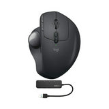 Logitech MX ERGO Advanced Wireless Trackball with Knox Gear 4-Port USB 3.0 Hub