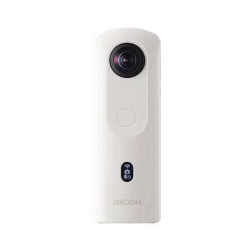Ricoh Theta SC2 360-Degree 4K Spherical VR Camera (White) with Flexible 10-Inch Spider Tripod
