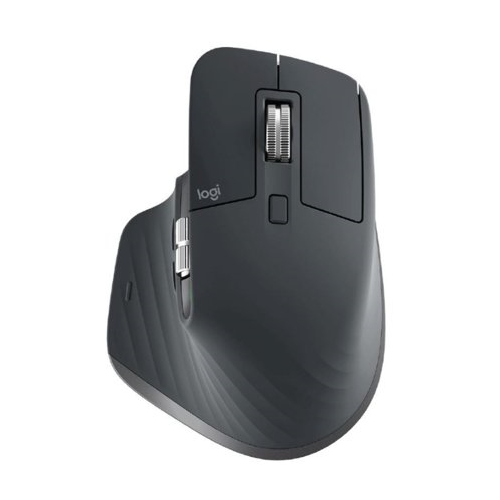 Logitech MX Keys Wireless Illuminated Keyboard (Multi-OS) with Palm Rest and Master 3 Wireless Mouse