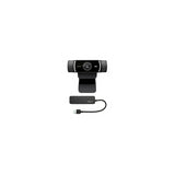 Logitech C922 Pro Stream 1080p Webcam with Knox 4-Port USB 3.0 Hub
