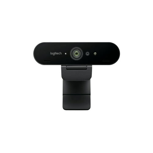 Logitech Brio Ultra HD Webcam for Video Conferencing, Recording, and Streaming (Black) with USB Hub