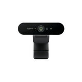 Logitech Brio Ultra HD Webcam for Video Conferencing, Recording, and Streaming (Black) with USB Hub