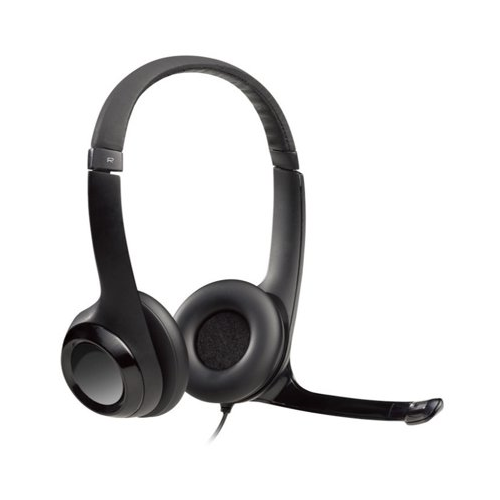 Logitech C920S Pro HD Webcam with H390 USB Headset with Noise-Canceling Mic and Knox 4-Port USB Hub