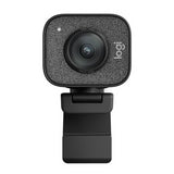 Logitech StreamCam Plus Webcam with Tripod (Graphite) and Webcam Stand with Selfie Ring Light