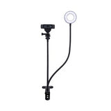 Logitech StreamCam Plus Webcam with Tripod (Graphite) and Webcam Stand with Selfie Ring Light