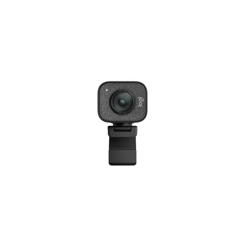 Logitech StreamCam Plus Webcam with Tripod (Graphite) and Webcam Stand with Selfie Ring Light