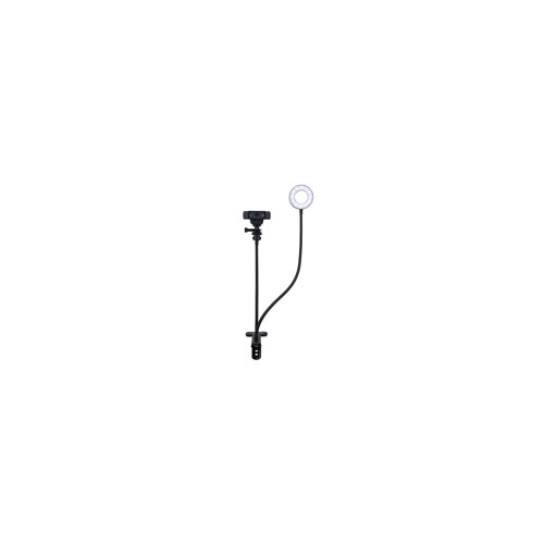Logitech StreamCam Plus Webcam with Tripod (Graphite) and Webcam Stand with Selfie Ring Light