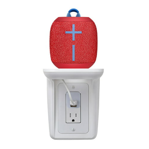 Ultimate Ears WONDERBOOM 2 Portable Speaker with Wall Shelf and Wall Plug