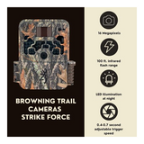 Browning Trail Cameras Strike Force Extreme 16 MP Game Camera (2-Pack) Bundle