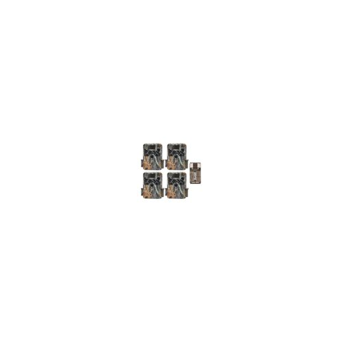 Browning Trail Cameras 16MP Strike Force Extreme Game Cam (4-Pack) w/Card Reader