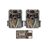 Browning Trail Cameras Dark Ops Extreme 16MP Game Camera (2-Pack) with USB Card Reader