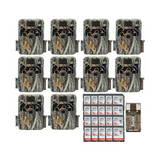 Browning Trail Cameras Dark Ops 16MP Game Camera (10-Pack) with 20 16GB SD Cards and USB Card Reader