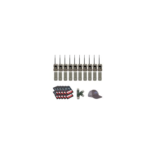 Cuddeback CuddeLink IR LED Camera (LL-2A) with PW-001 and Card (10-Pack)