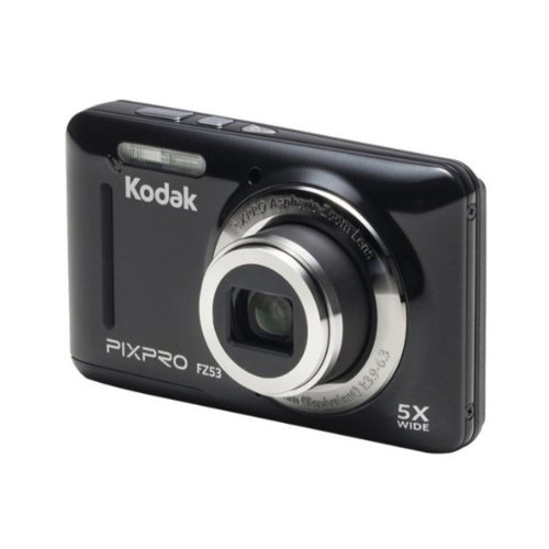 Kodak PIXPRO Friendly Zoom FZ53 Digital Camera (Black) with Accessory Bundle