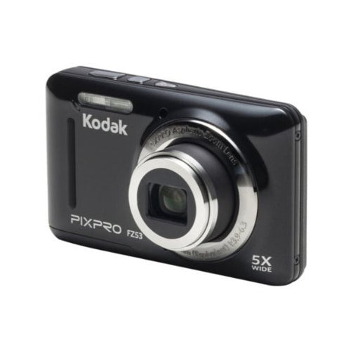 Kodak FZ53 Digital Camera  (Black) with 32GB SD Card and Case Bundle