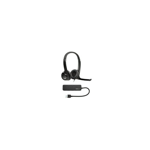 Logitech H390 USB Headset and 4-Port USB Hub
