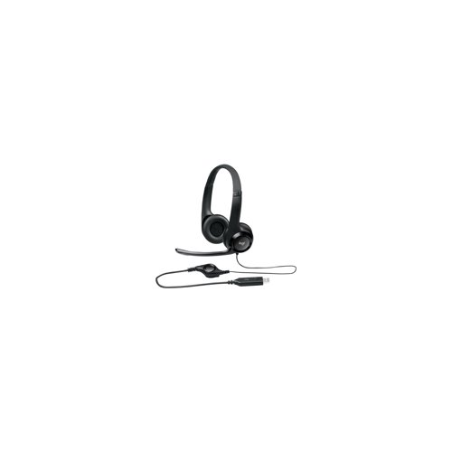 Logitech H390 USB Headset and 4-Port USB Hub