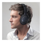 Cleer Audio Alpha Noise Canceling Hi-Res Audio Bluetooth 5.1 Over-Ear Headphones (Midnight Blue)
