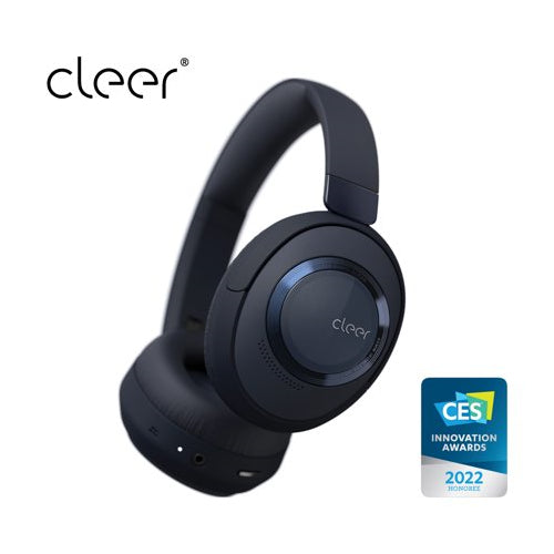 Cleer Audio Alpha Noise Canceling Hi-Res Audio Bluetooth 5.1 Over-Ear Headphones (Midnight Blue)