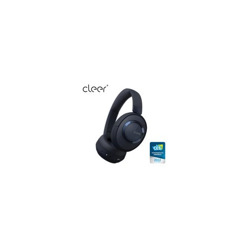 Cleer Audio Alpha Noise Canceling Hi-Res Audio Bluetooth 5.1 Over-Ear Headphones (Midnight Blue)