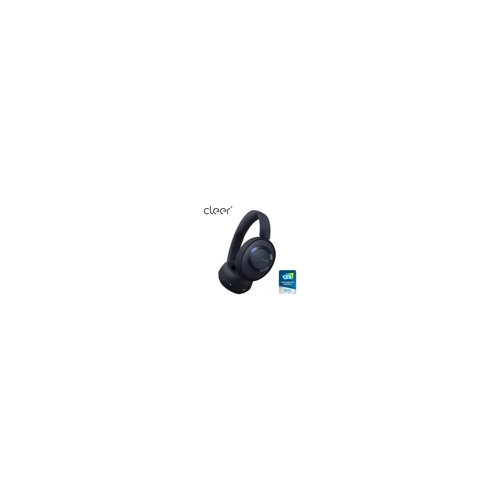 Cleer Audio Alpha Noise Canceling Hi-Res Audio Bluetooth 5.1 Over-Ear Headphones (Midnight Blue)