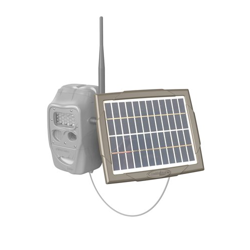 Cuddeback Tracks Black Flash Standalone Cell Camera with Solar Power Bank, 32 BG Memory Card Bundle
