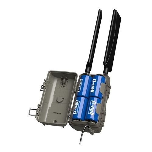 Cuddeback Tracks Black Flash Standalone Cell Camera with Solar Power Bank, 32 BG Memory Card Bundle