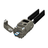 Cuddeback Tracks Black Flash Standalone Cell Camera with Solar Power Bank, 32 BG Memory Card Bundle