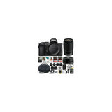 Nikon Z50 Mirrorless Camera with NIKKOR Z 16-50 and 50-250mm VR Lenses and 64GB Card Kit Bundle