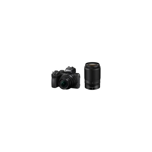 Nikon Z50 Mirrorless Camera with NIKKOR Z 16-50 and 50-250mm VR Lenses and 64GB Card Kit Bundle