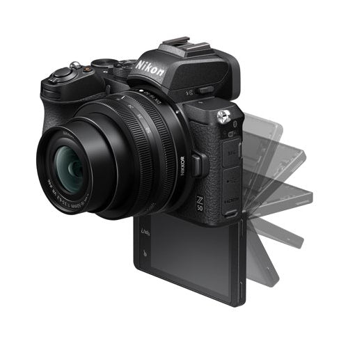 Nikon Z 50 DX-Format Mirrorless Camera with NIKKOR Z 16-50mm Lens, Mount Adapter and Accessories