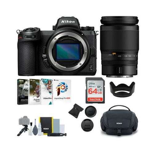 Nikon Z 7II  Mirrorless Digital Camera with 24-200mm Lens and Accessory Bundle