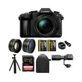 Panasonic LUMIX G85 4K Mirrorless Camera with 12-60mm Lens and Microphone Bundle