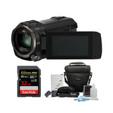 Panasonic V770 Full HD Camcorder with 32GB SD Card and Accessory Bundle