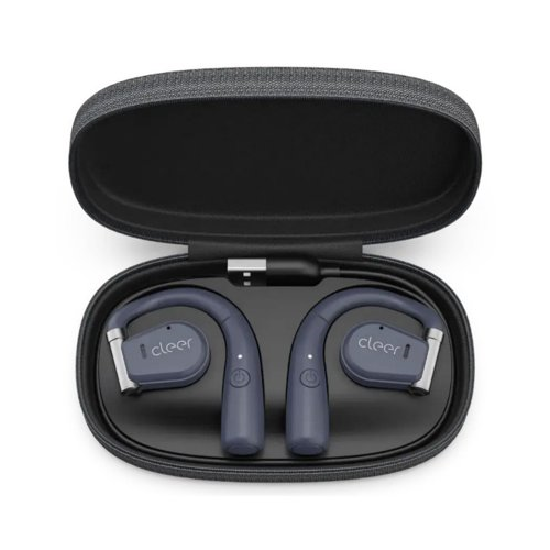 Cleer ARC Open-Ear Ear Hook Design Flexible Hinge Touch Control True Wireless Earbuds (Blue)