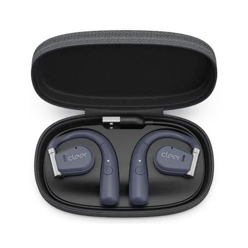 Cleer ARC Open-Ear Ear Hook Design Flexible Hinge Touch Control True Wireless Earbuds (Blue)